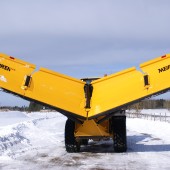 VLES series V-plow by Meiren Snow
