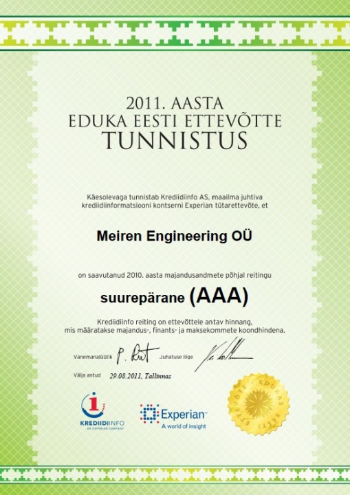 AAA_cert_Meiren_Engineering_EST