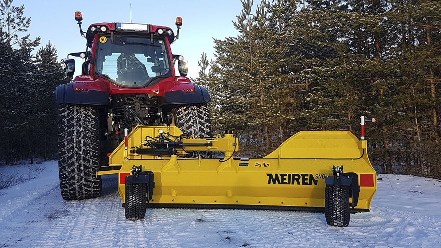 New TRN snow plough with sideshift solution