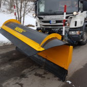 Sideshiftable snow plow LSPN